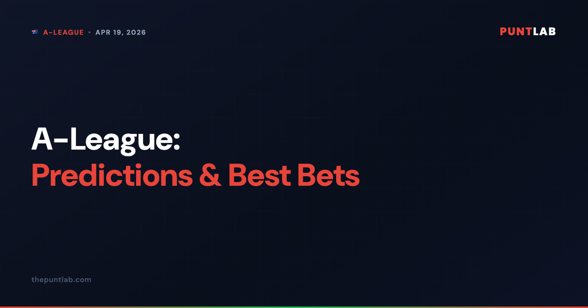 PuntLab A-League predictions and best bets for April 17–19, 2026